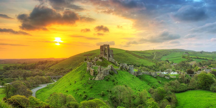 Travelling to Corfe Castle on the Swanage Railway