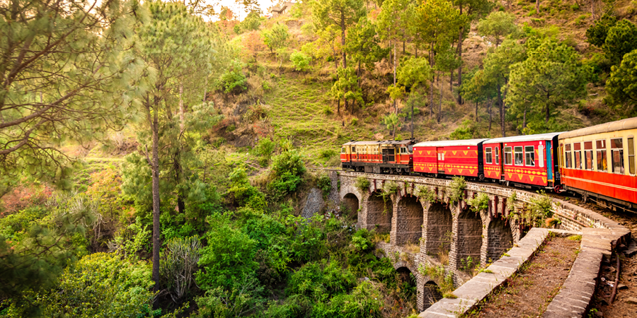 Travelling on the ‘Toy Train’ through the Himalayan foothills