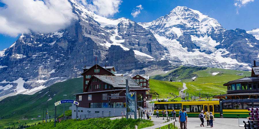 Pass through the Jungfrau tunnel