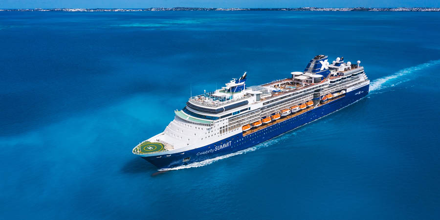 Boarding the Celebrity Summit for a seven-night Alaska cruise