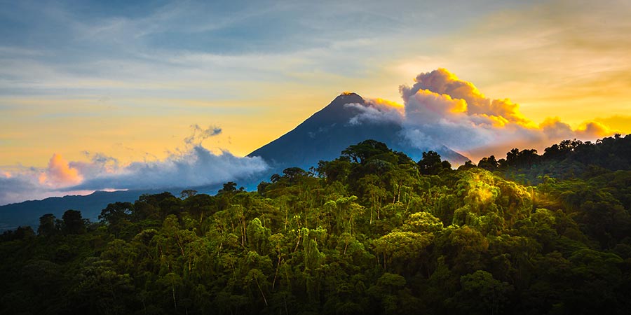 Arenal Volcano at Sunrise Costa Rica